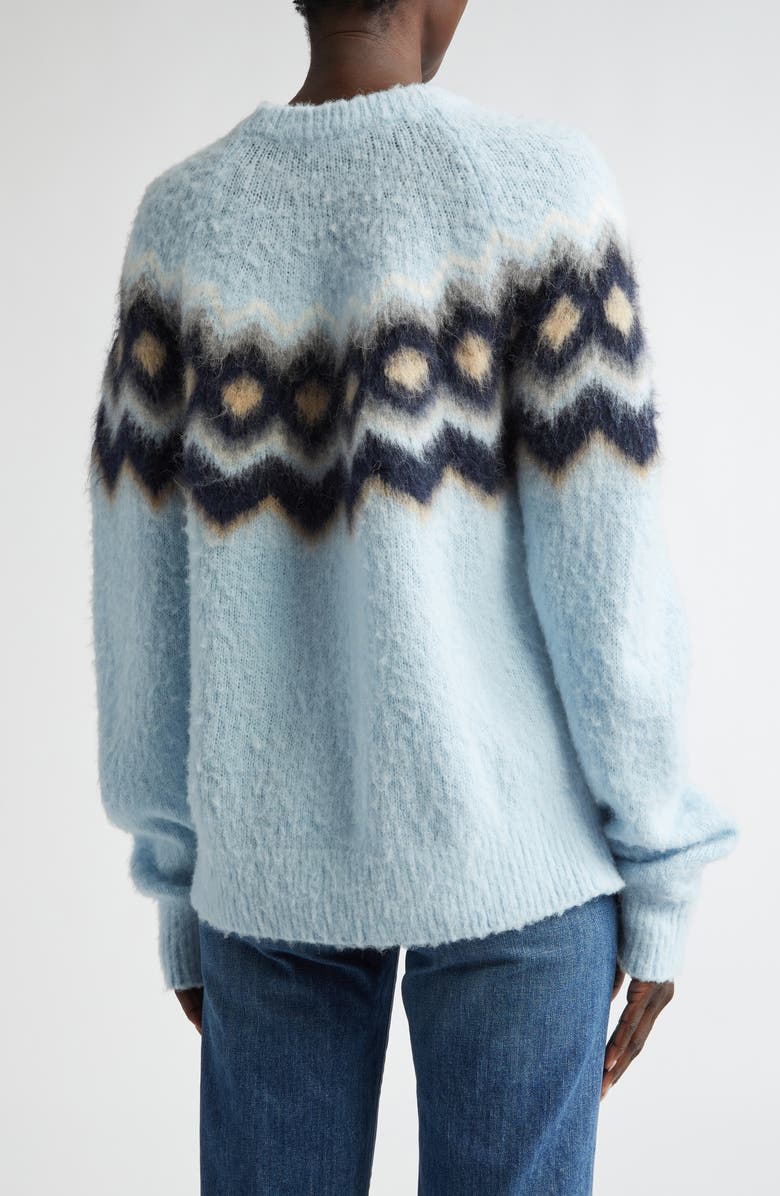 A.L.C. Ezra Fair Isle Alpaca & Merino Wool Blend Sweater, Alternate, color, 