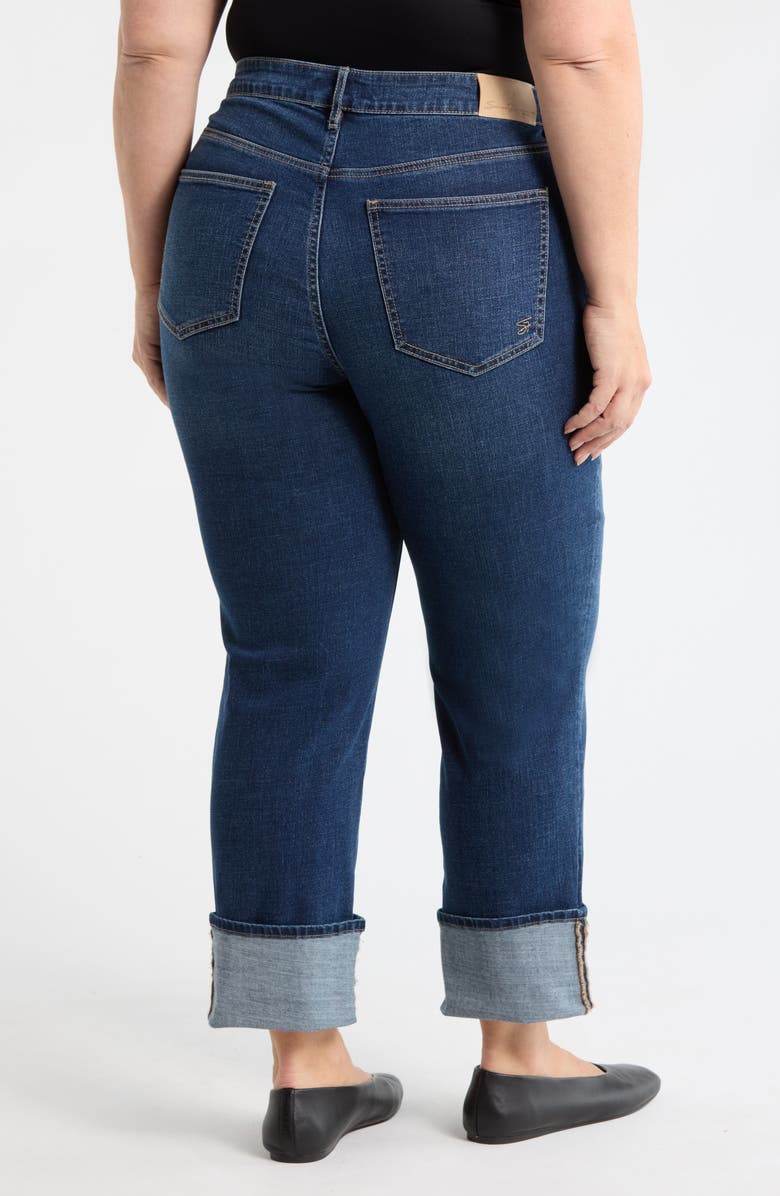 Seven7 High Waist Straight Leg Cuffed Hem Jeans, Alternate, color, Canyon