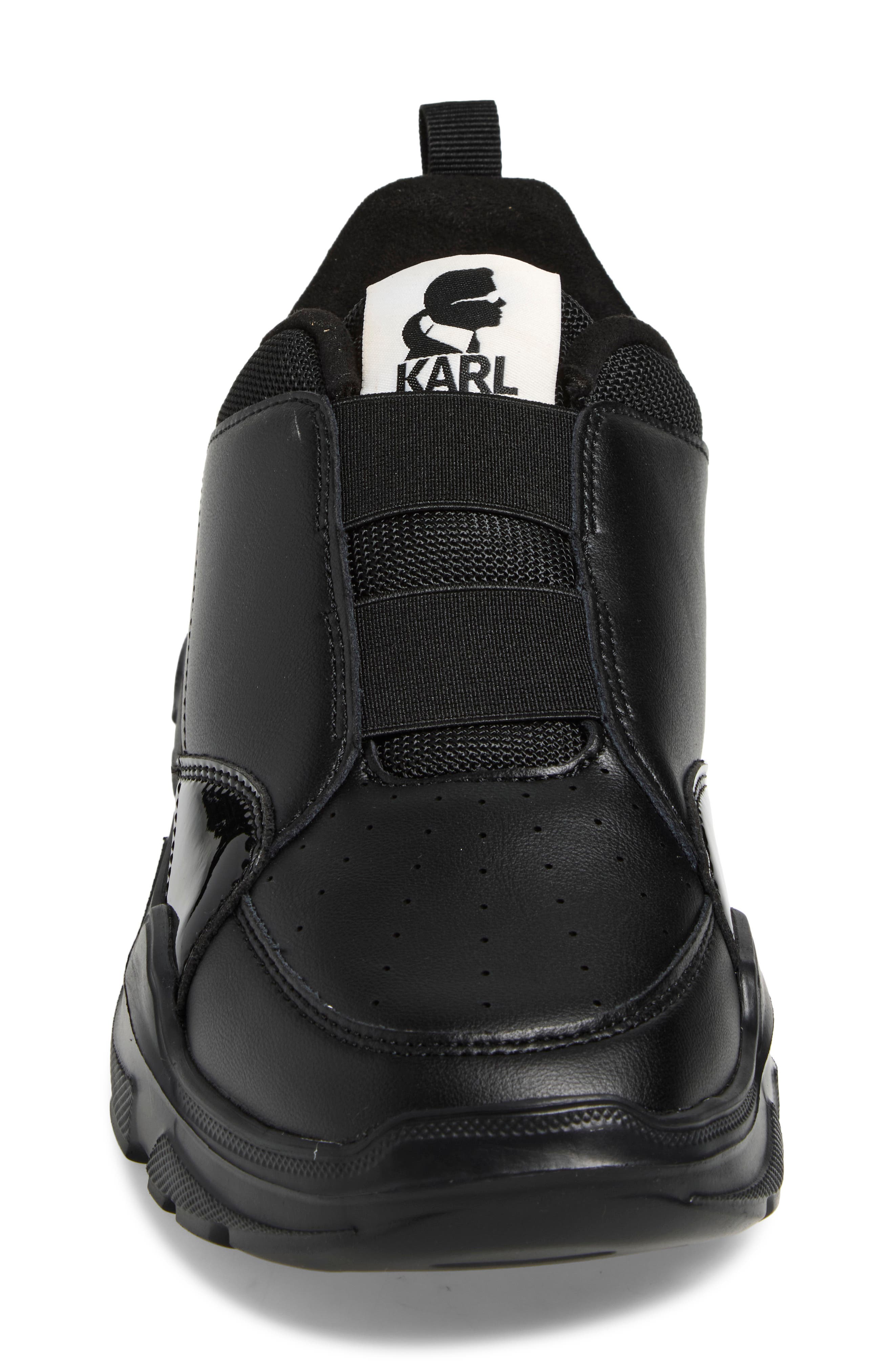 Cedril Sneaker, Alternate, color, BLACK