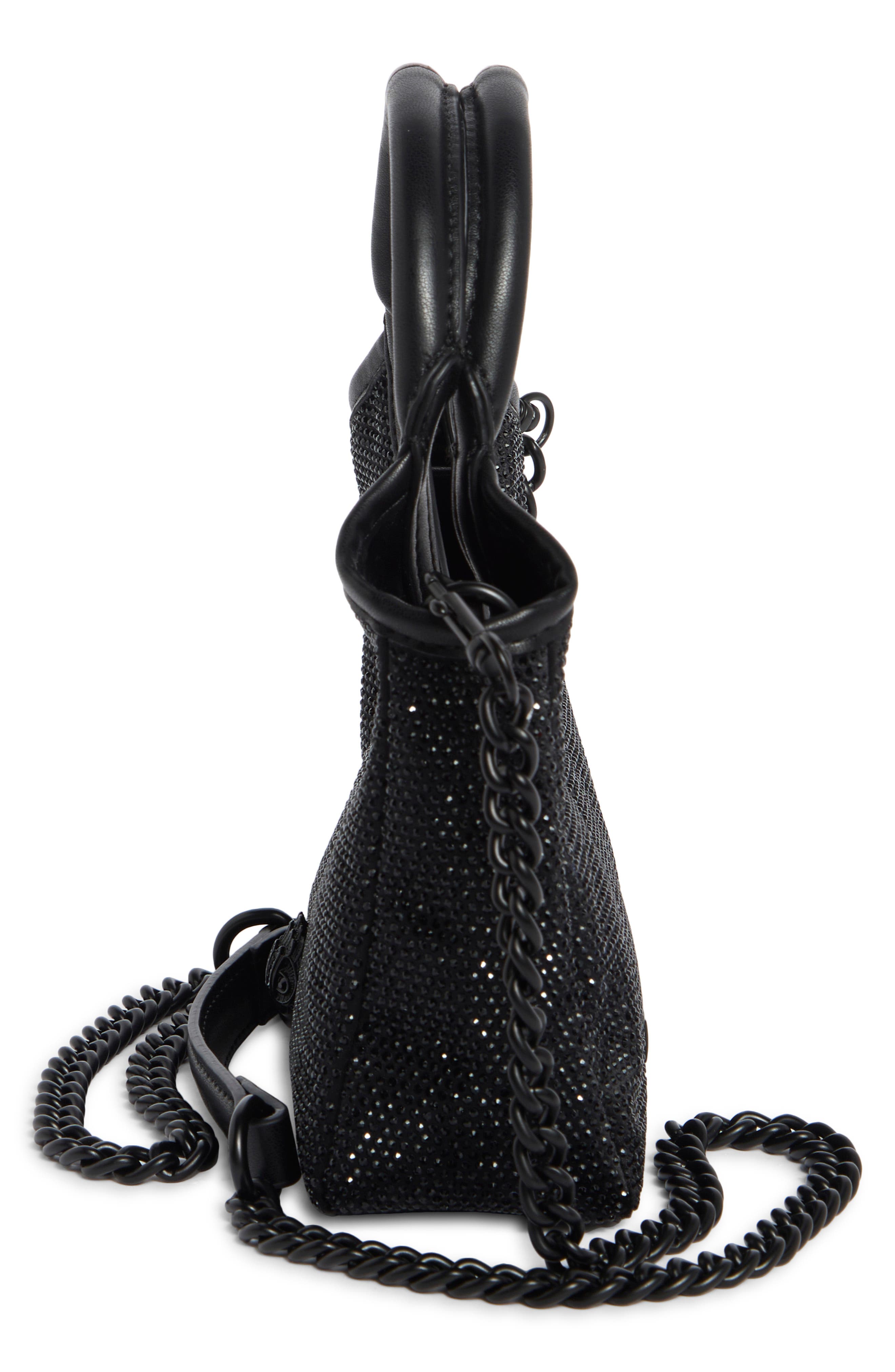 Fabric Sutton XS Tote, Alternate, color, BLACK