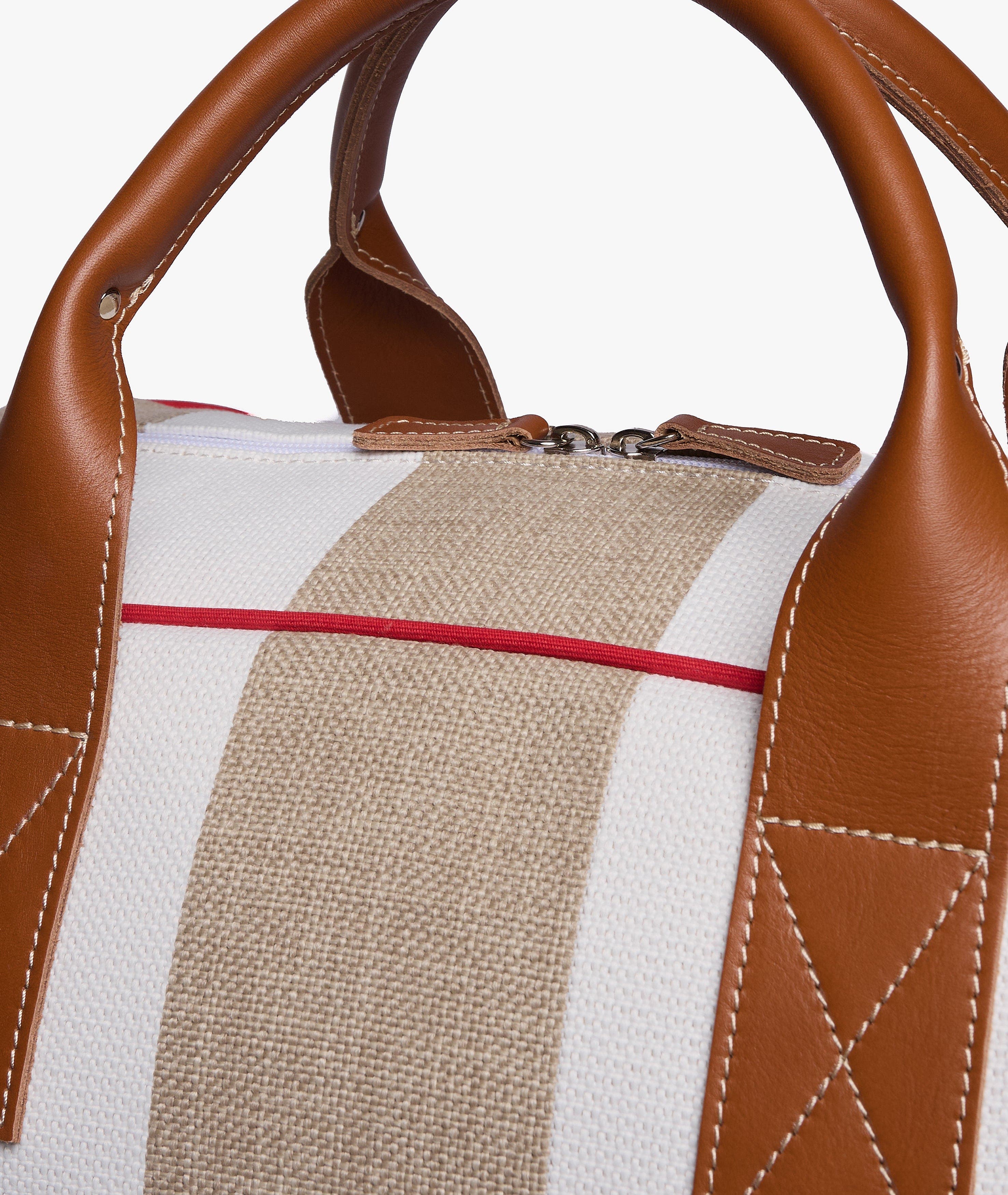 Standford Duffel Bag, Alternate, color, White/Sand