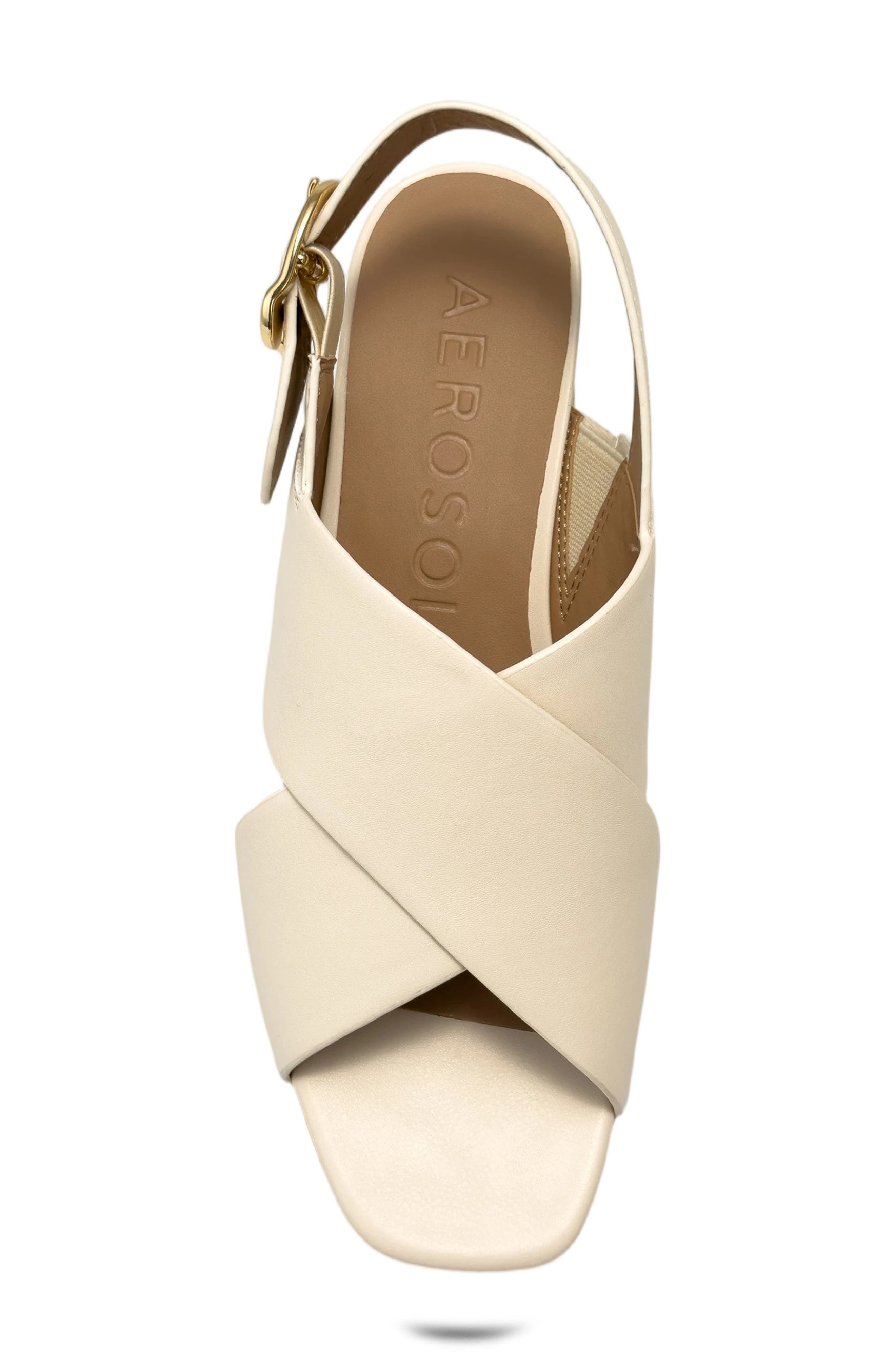 Pura Platform Sandal, Alternate, color, EGGNOG SUEDE CORK HEEL