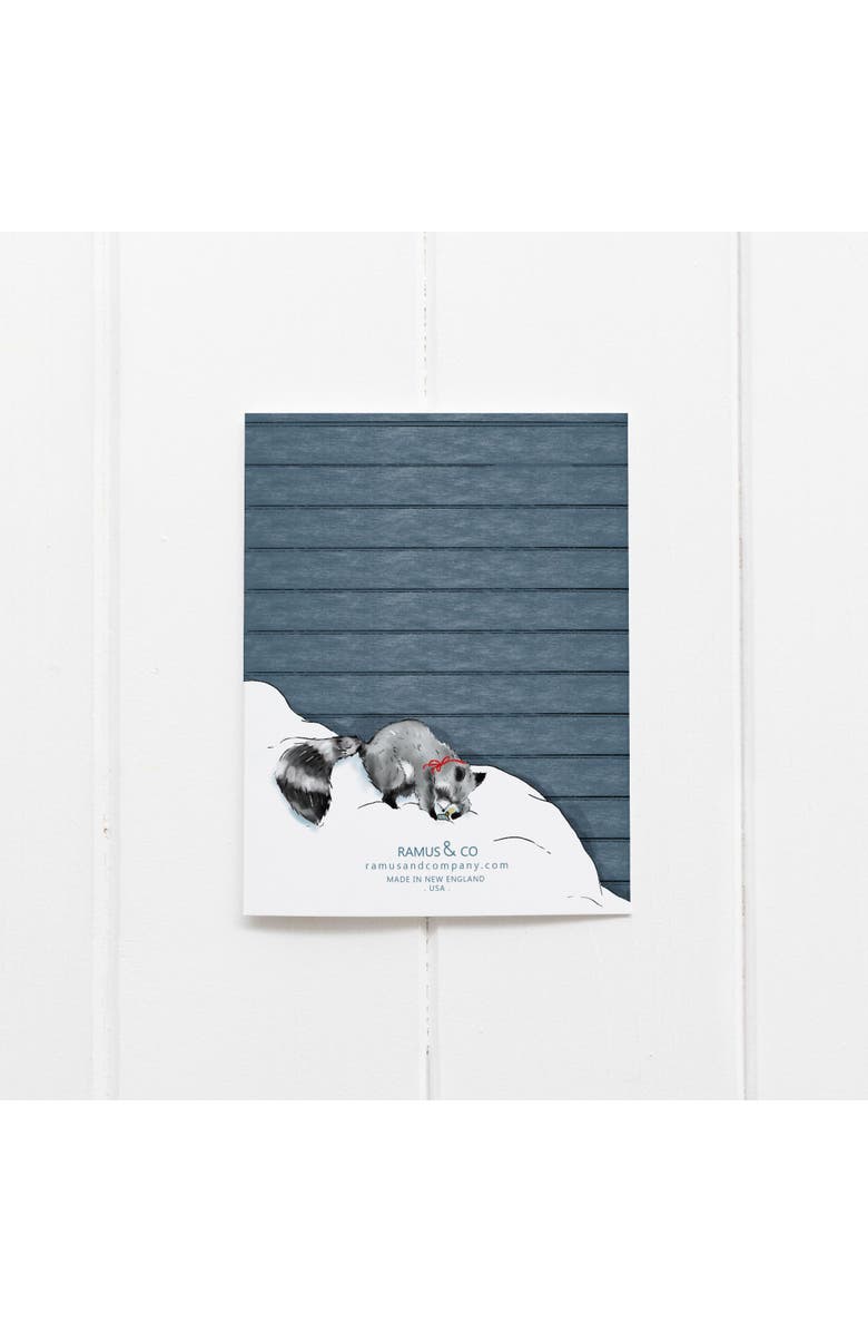 Ramus & Co Winter/Holiday Greeting Card Pack Sets (3 ct) Raccoon's Gift, Alternate, color, Multi-Pack
