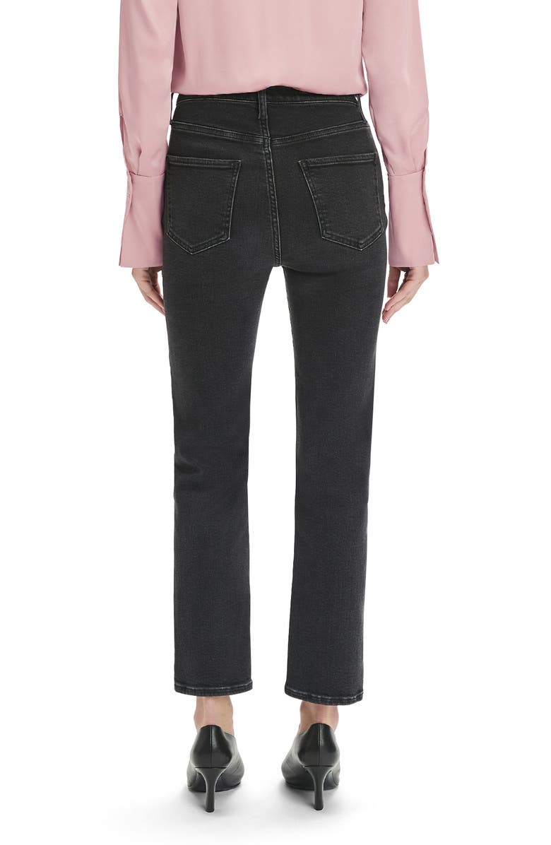 Favorite Daughter The Valentina Super High Waist Ankle Straight Leg Jeans, Alternate, color, Tupelo