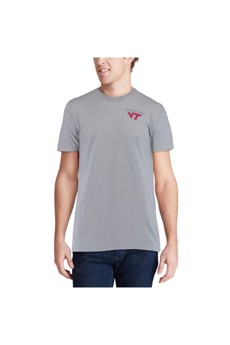 Men's Gray Virginia Tech Hokies Team Comfort Colors Campus Scenery T-Shirt, Alternate, color, Gray