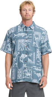 Quiksilver Waterman Paradise Bay Short Sleeve Shirt
