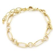 Panacea Twisted Oval Link Bracelet