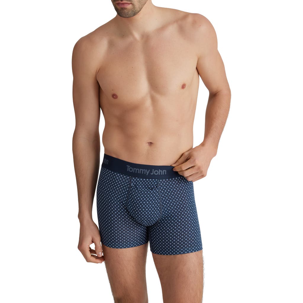 Tommy John Second Skin 4-inch Boxer Briefs In Blue