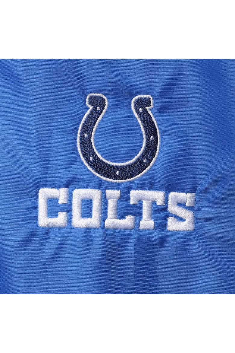 Men's Royal Indianapolis Colts Coaches Classic Raglan Full-Snap Windbreaker Jacket, Alternate, color, Royal
