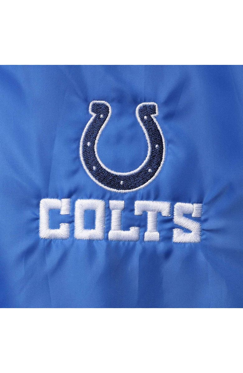 DUNBROOKE Men's Royal Indianapolis Colts Coaches Classic Raglan Full-Snap Windbreaker Jacket, Alternate, color, Royal