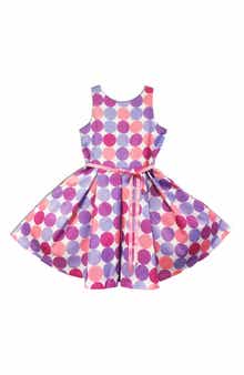 JOE-ELLA Kids' Polka Dot Party Dress