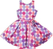JOE-ELLA Kids' Polka Dot Party Dress
