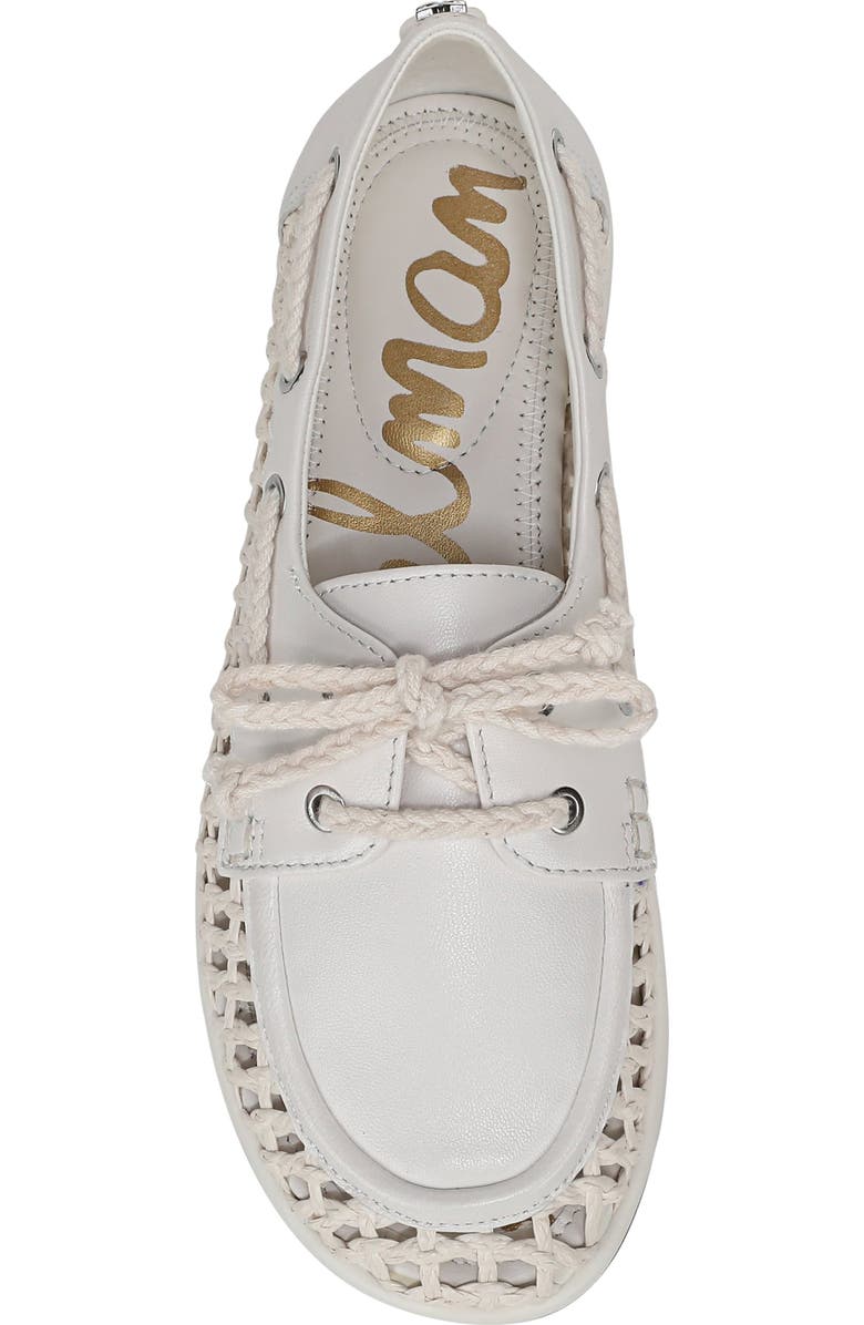 Sam Edelman Bria Boat Shoe, Alternate, color, Bright White
