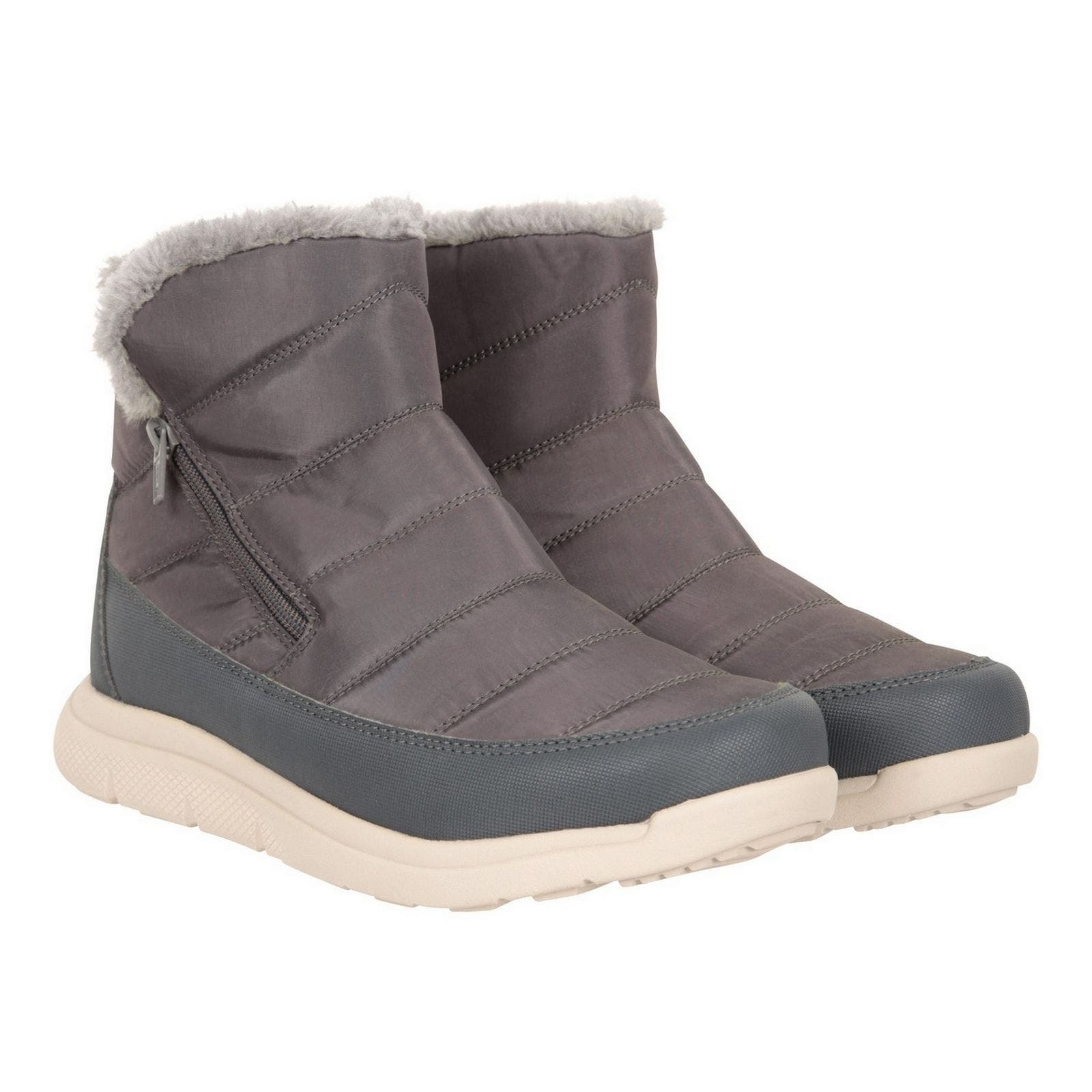 Boston Fleece Lined Snow Boots, Main, color, Gray