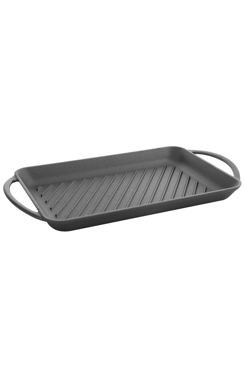 General Store Addlestone 14.5 Inch Preseasoned Cast Iron Griddle, Alternate, color, Black