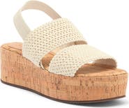 NORDSTROM RACK Cassie Platform Wedge Slingback Sandal