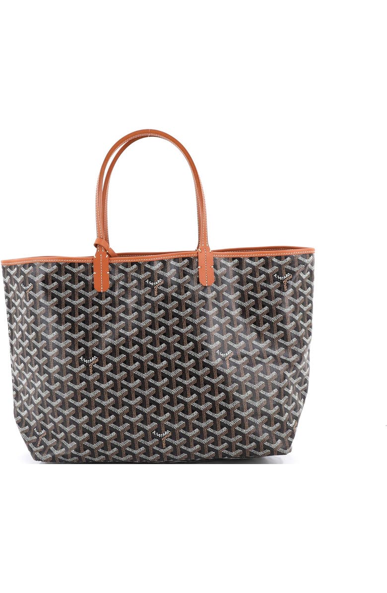Pre-Owned Goyard Saint Louis Tote Coated Canvas PM, Main, color, Brown