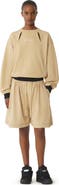 Lanvin White Cotton Bermuda Shorts