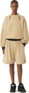 Lanvin White Cotton Bermuda Shorts