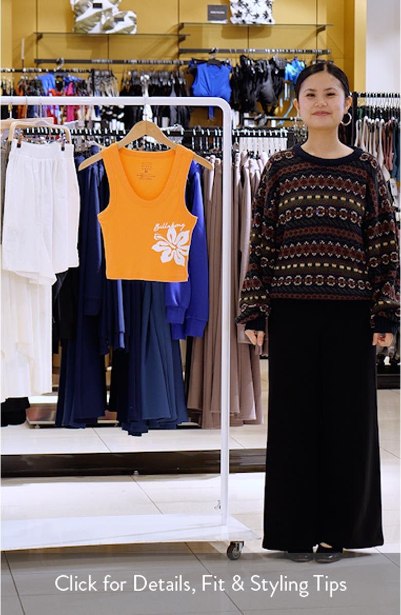 Tropics Invite Cotton Crop Graphic Tank, sales video thumbnail