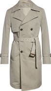 Eleventy Cotton & Silk Trench Coat