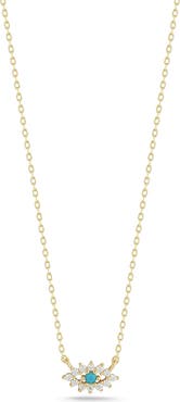 SPHERA MILANO CZ Evil Eye Pendant Necklace