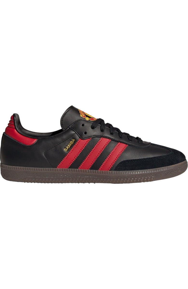 adidas Men's adidas Black Manchester United Team Samba Shoes, Main, color,
