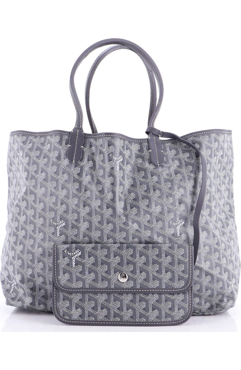 Pre-Owned Goyard Saint Louis Tote Coated Canvas PM, Alternate, color, Gray