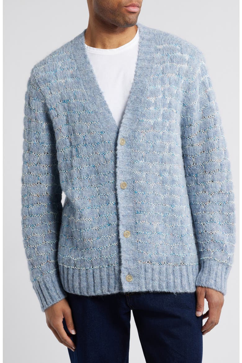 Raga Embroidered Cardigan, Alternate, color, BLUE