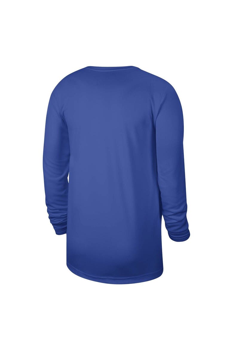 Unisex Nike Blue Dallas Mavericks 2023/24 Legend On-Court Practice Long Sleeve T-Shirt, Alternate, color, Blue