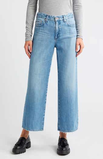 AG Saige High Waist Ankle Wide Leg Jeans