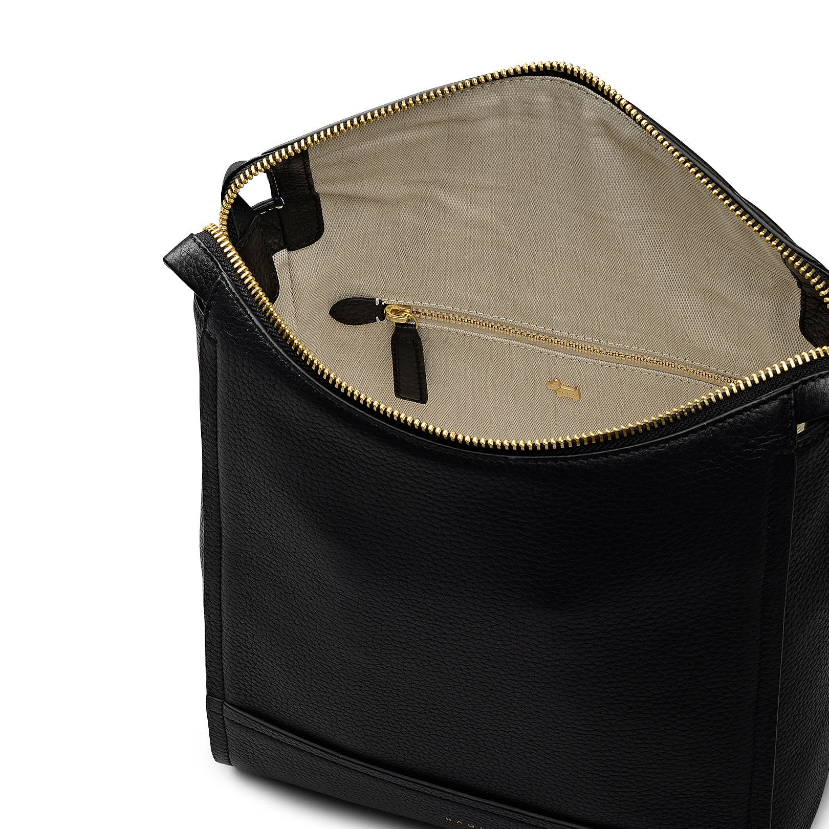 Radley Oak Street Small Ziptop Backpack, Alternate, color, Black