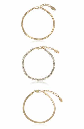 Set of 3 Chain Bracelets