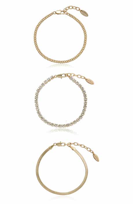 Set of 3 Chain Bracelets