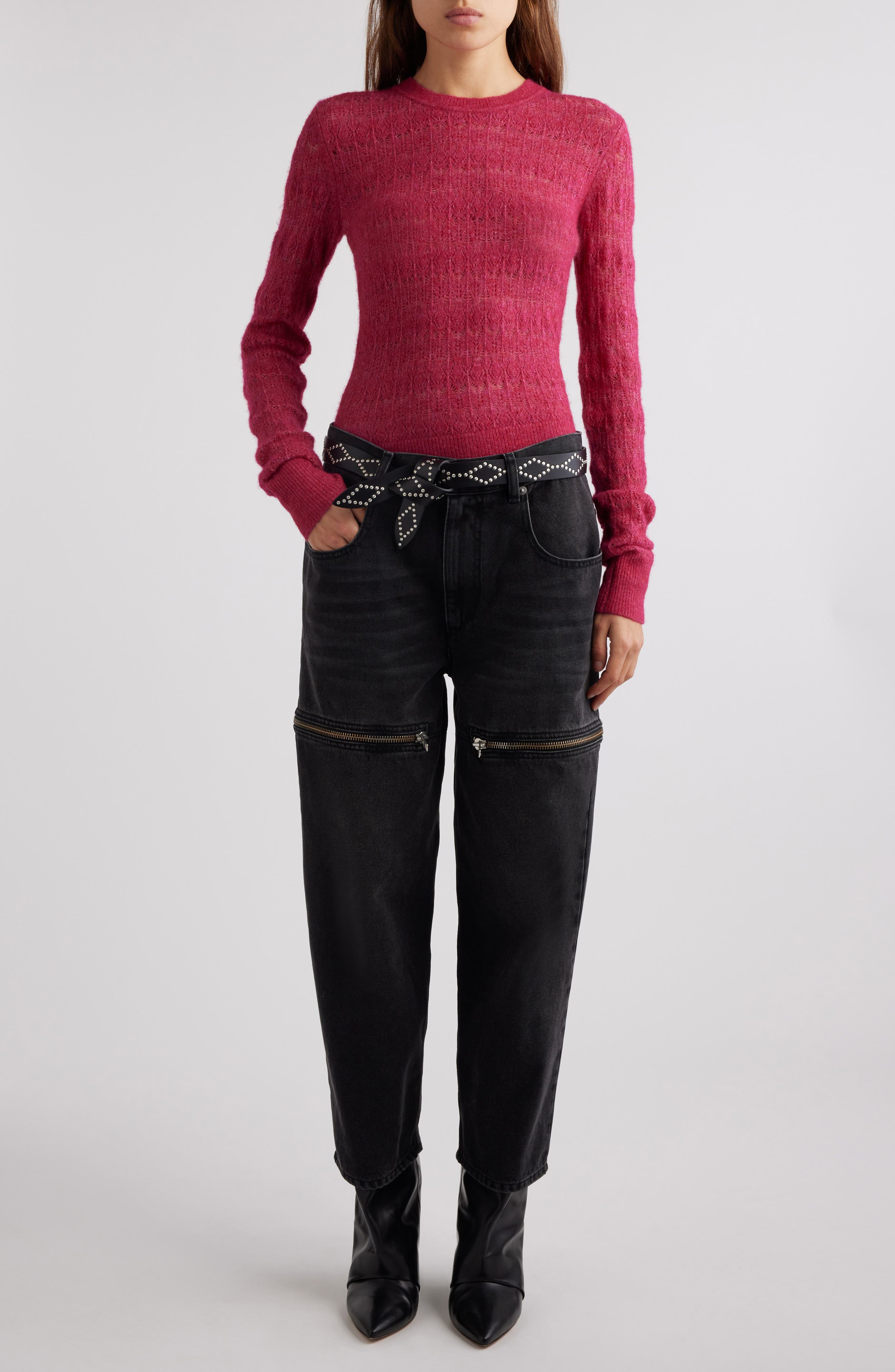 Acia Alpaca Blend Sweater - image 2