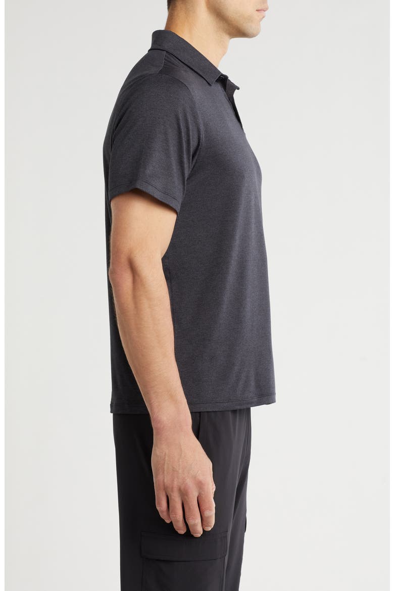 Dynamic Train Polo, Alternate, color, GREY DARK CHARCOAL HEATHER