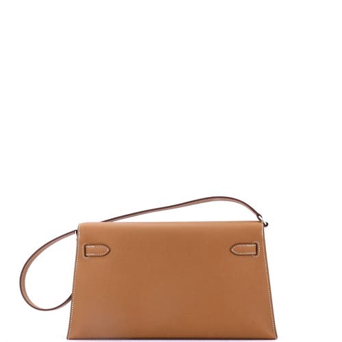Pre-owned Hermes Hermes Kelly Elan Shoulder Bag Epsom In Gold