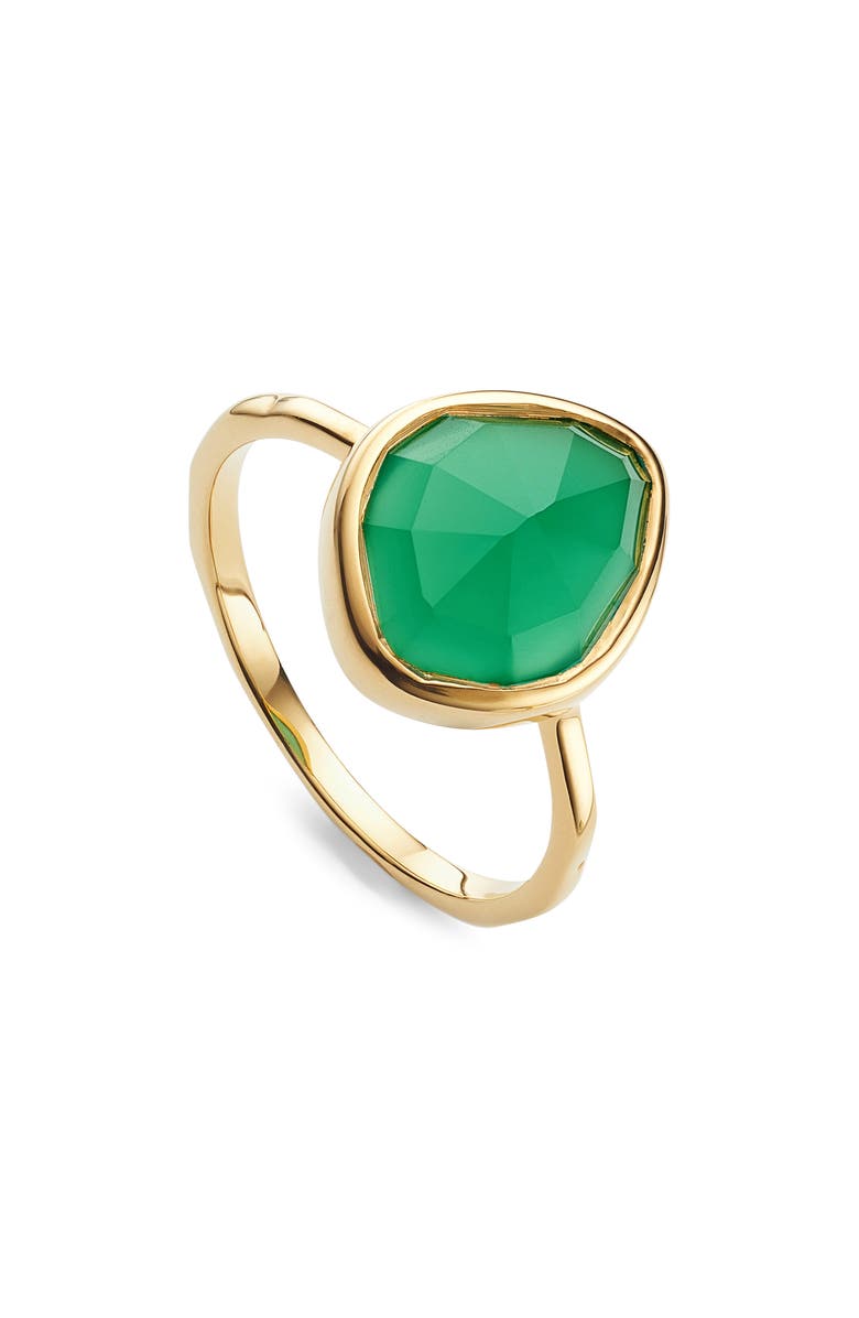 Monica Vinader Siren Small Nugget Stacking Ring, Main, color,