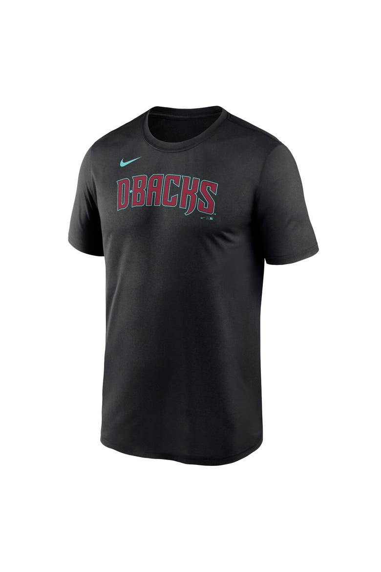 Men's Nike Black Arizona Diamondbacks Fuse Legend T-Shirt, Alternate, color, Black