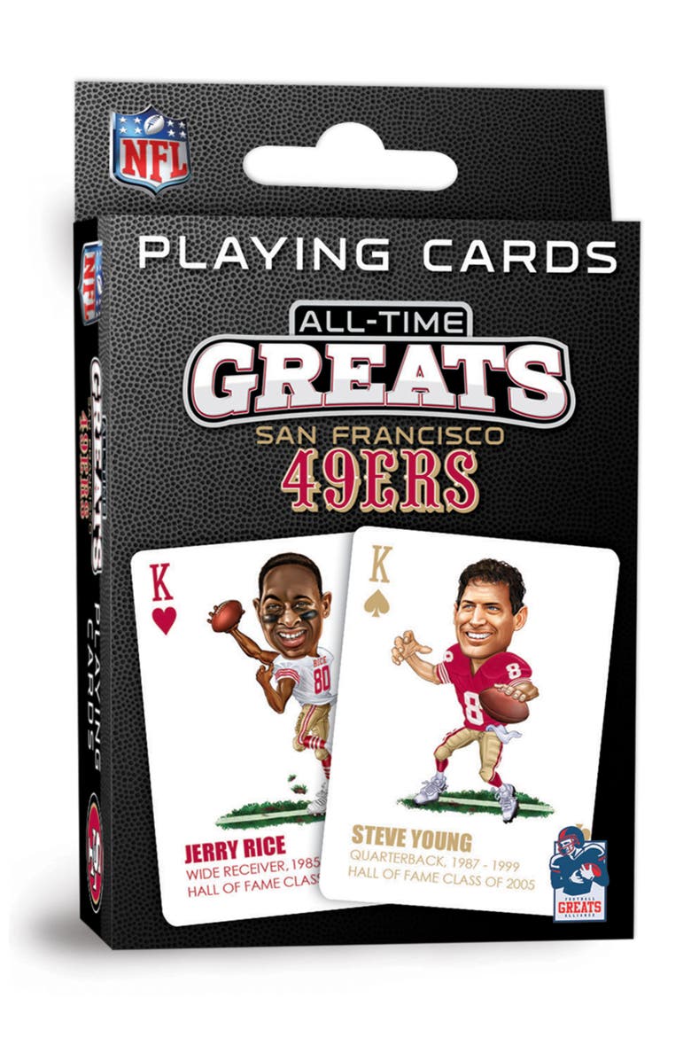 San Francisco 49ers Playing Cards, Main, color, Multicolor