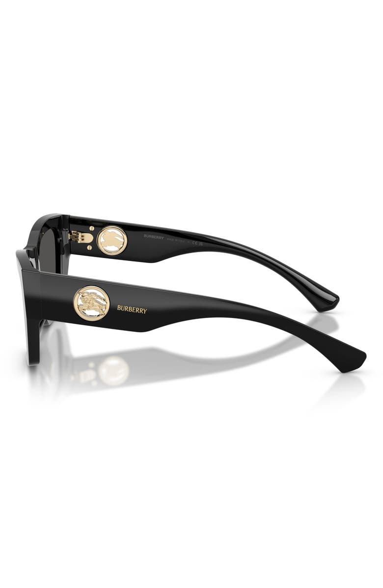 Burberry 54mm Cat Eye Sunglasses, Alternate, color, Black / Dark Grey