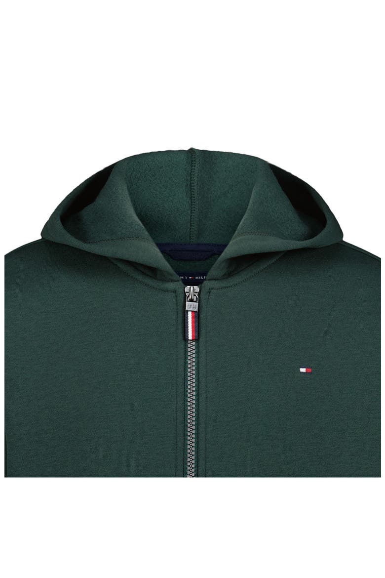 Kids' Collegiate Stack Zip Hoodie, Alternate, color, JUNE BUG
