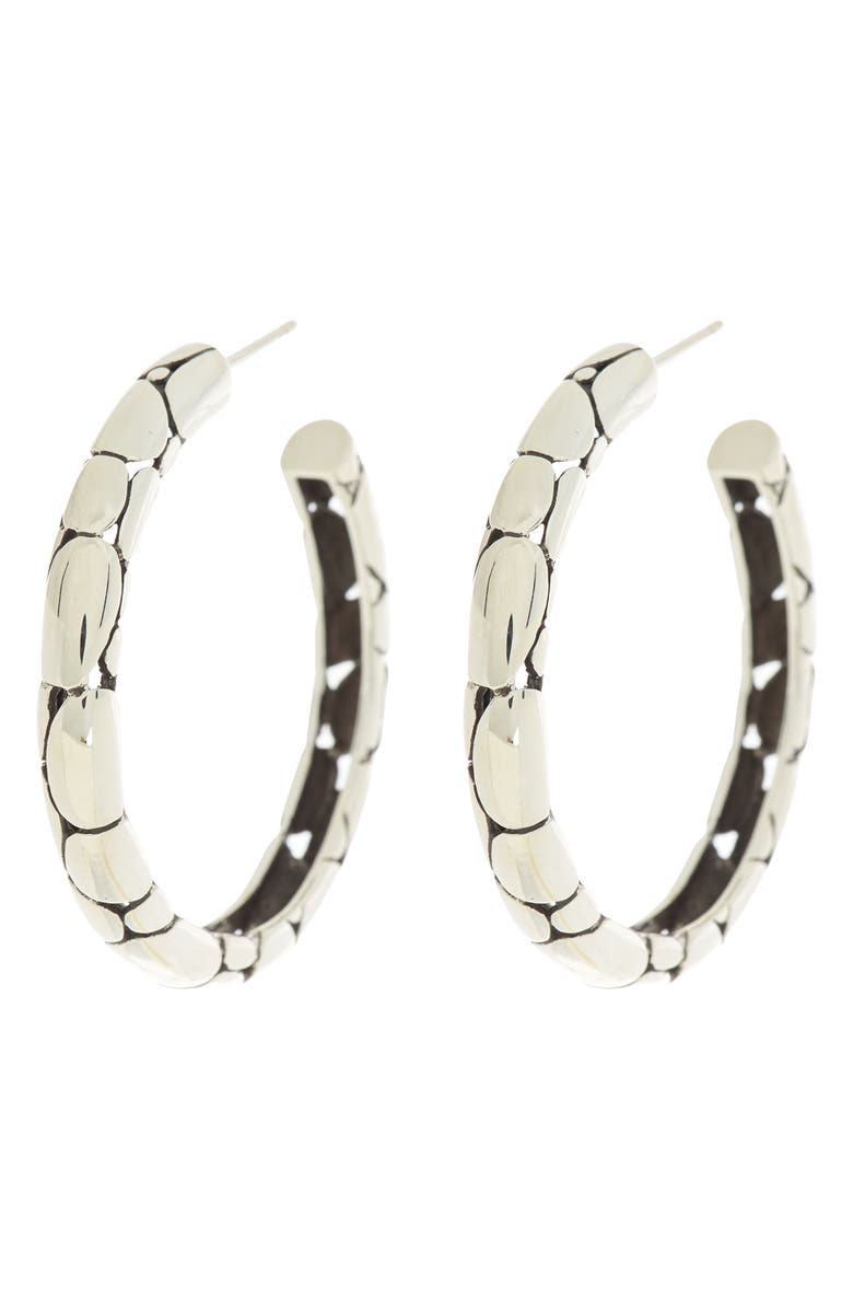 John Hardy Kali Hoop Earrings, Main, color, 