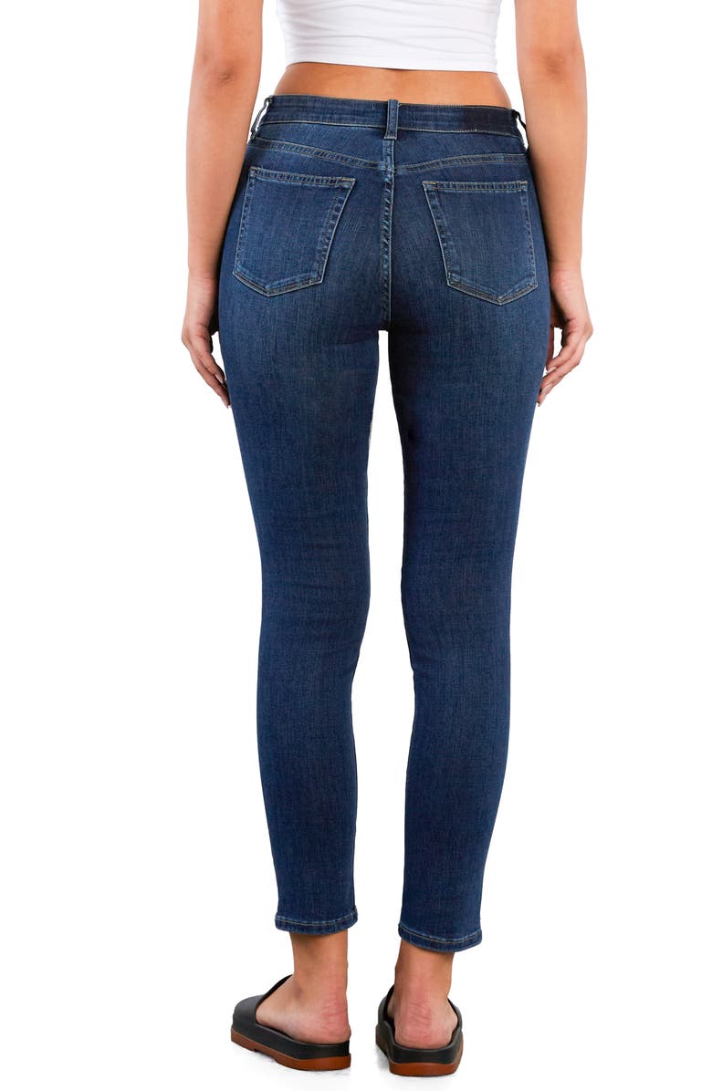 HINT OF BLU Brilliant Ankle Skinny Jeans, Alternate, color, Hampton