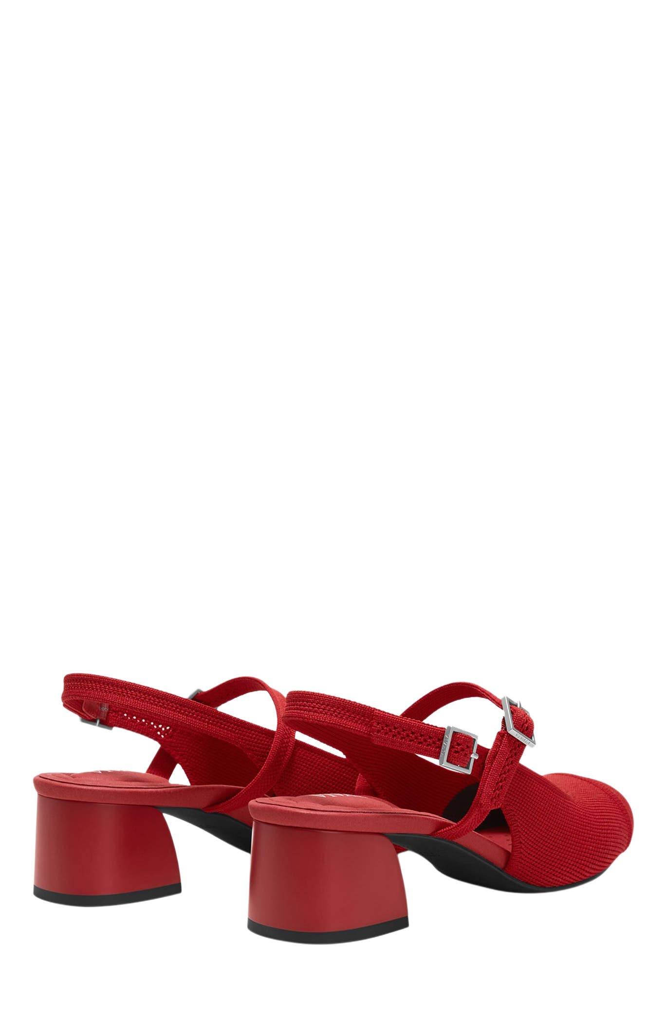 VIVAIA Almond-Toe Slingback Mary-Jane Sandals, Alternate, color, Ruby  Red