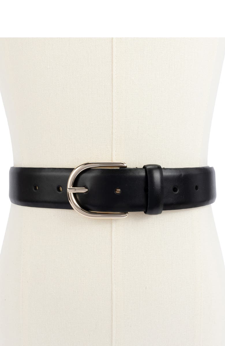 Kate Spade New York leather belt, Alternate, color, 