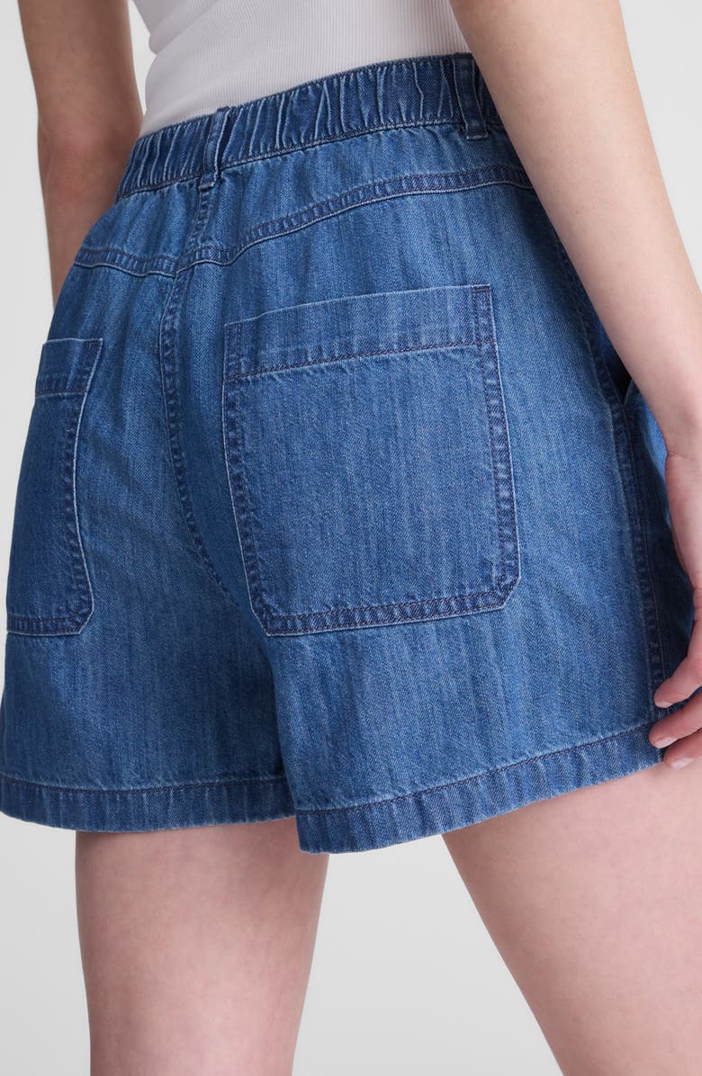 Madewell Zoe High Waist Shorts, Alternate, color, Ullman Wash