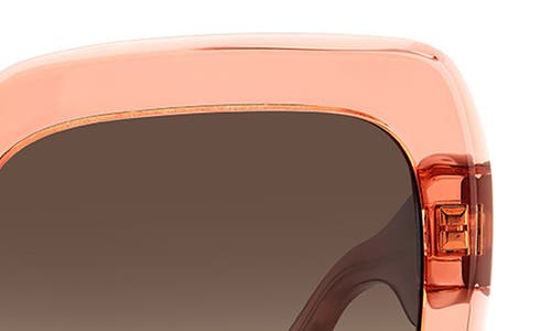 Kate Spade New York Naomis 52mm Gradient Square Sunglasses In Pink