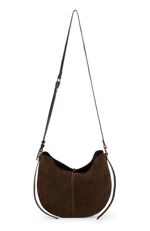 Bennett Faux Leather & Suede Crossbody Bag