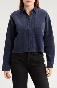 Madewell Variegated Corduroy Button-Up Shirt